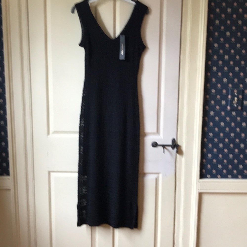 Cynthia Steffe Black Knit Dress w/removable lining
